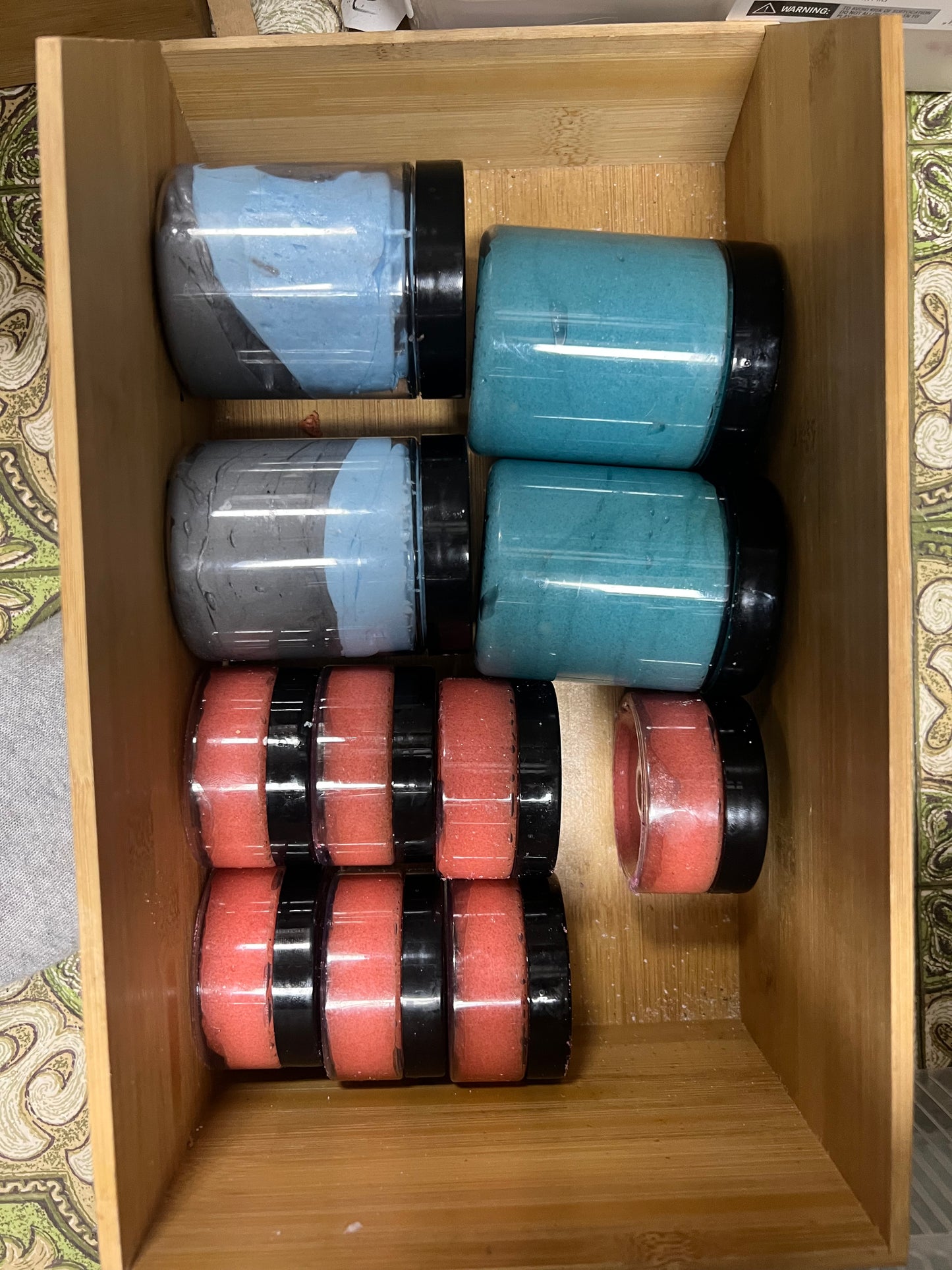 Unlabelled whipped soaps and scrubs will discount to $5 at checkout