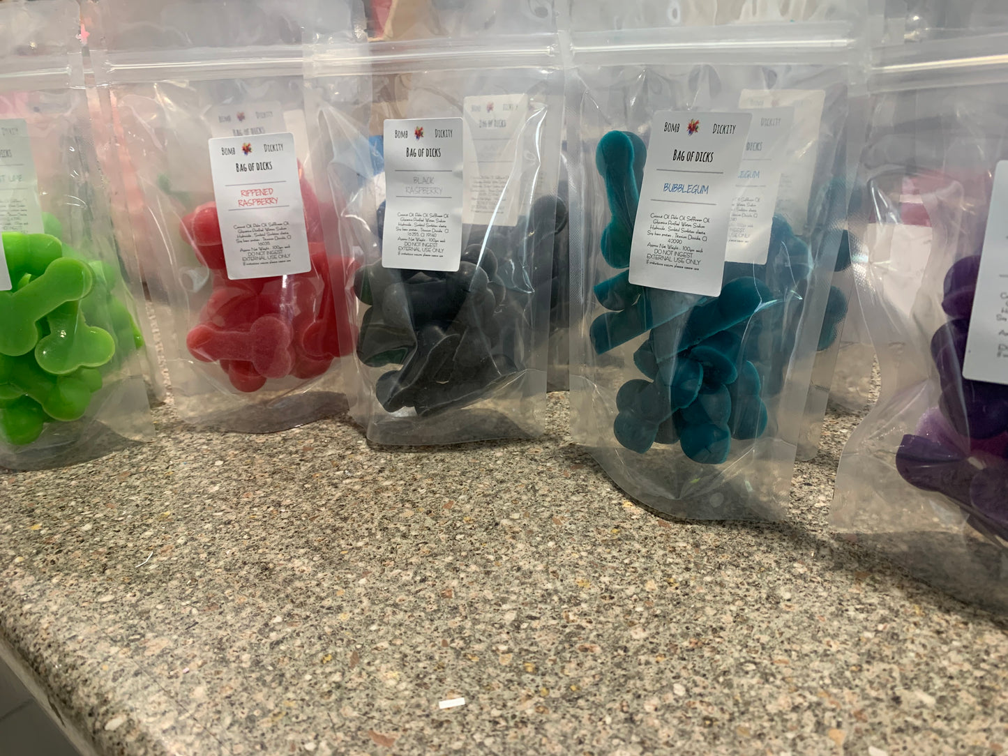 Bag of Dick Soaps