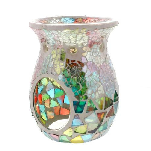 Tealight Mosaic Warmer - Kaleidoscope crackle