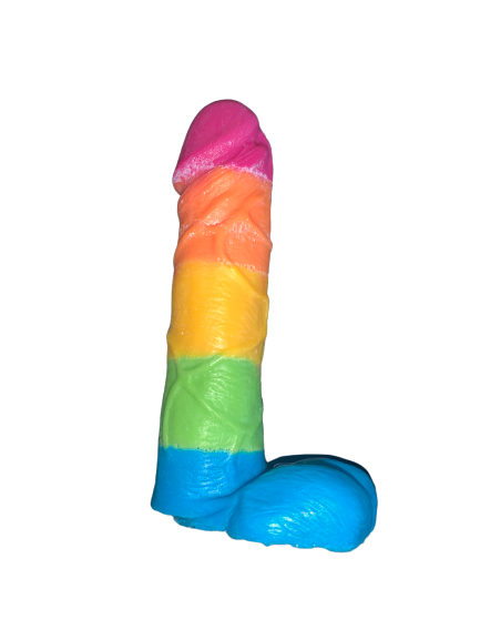RAINBOW penis soap