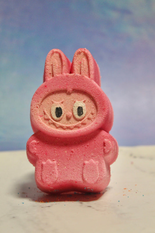 Labubu pink bath bomb