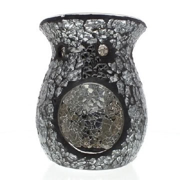 Tealight Mosaic Warmer - Black