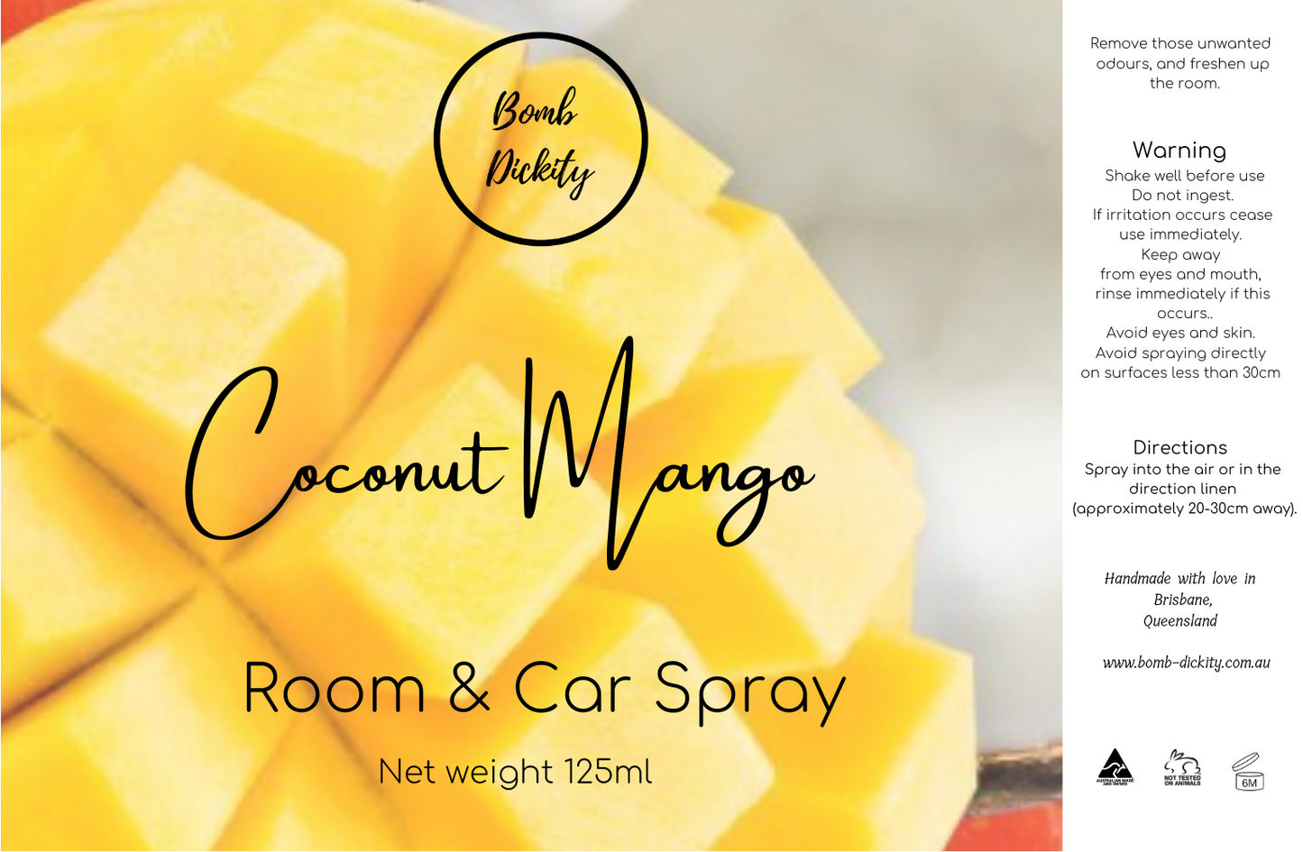 Room spray - Coconut Mango