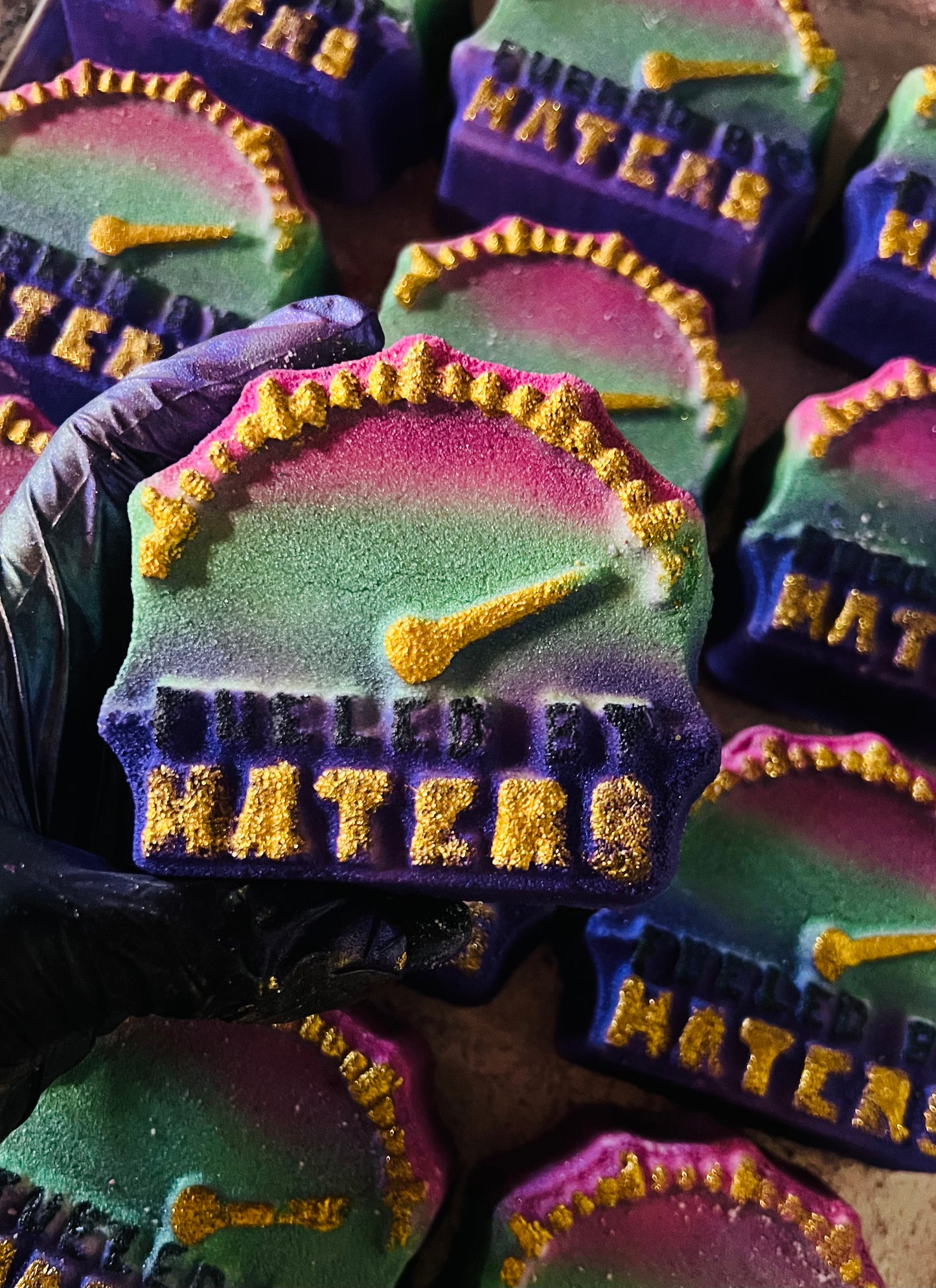 Fueled by haters bath bomb