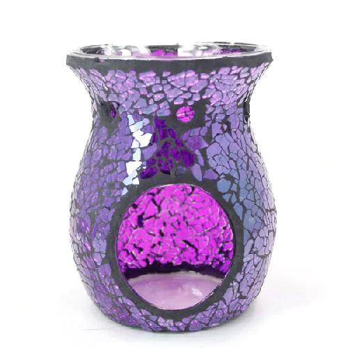 Tealight Mosaic Warmer - Purple