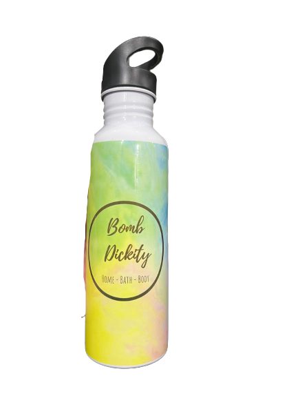 Rainbow bomb-Dickity drink bottle