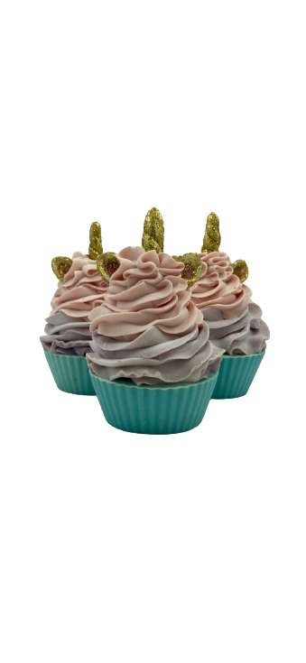 Artisan cupcake unicorn - Lychee Peony