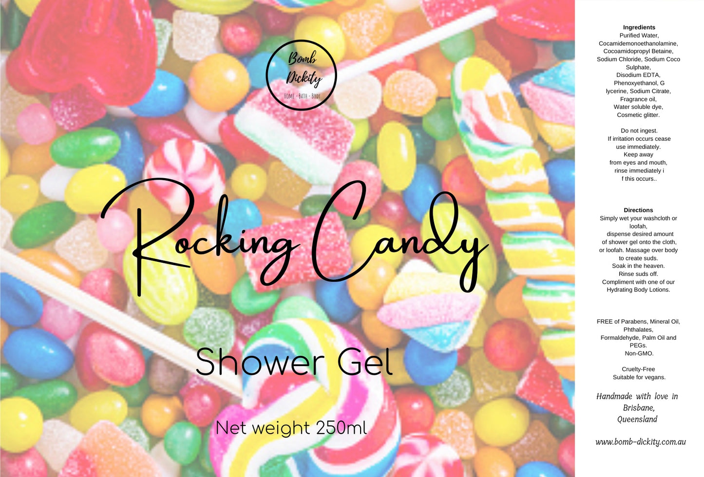 Shower gel - Rocking candy ** LIMITED EDITION