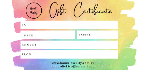 Bomb-Dickity Gift card