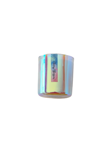 Cherry blossom  - Rainbow candle medium
